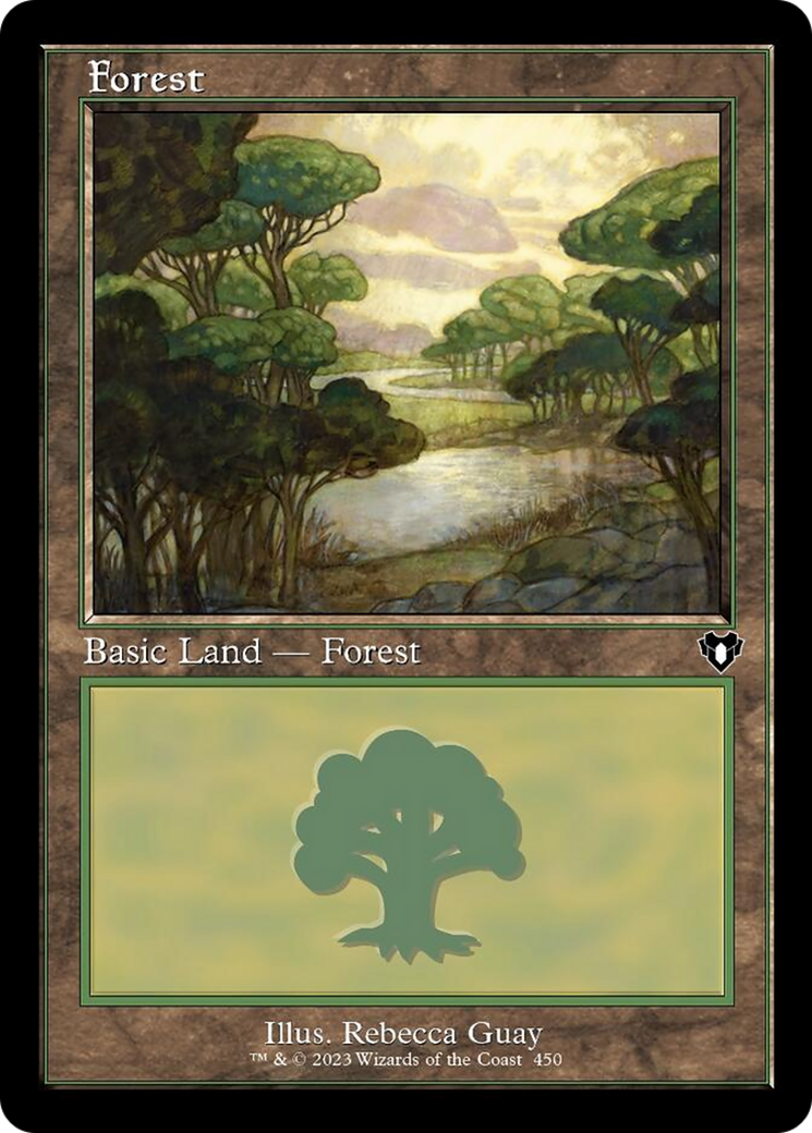 Forest (450) (Retro) [Commander Masters] | Tables and Towers