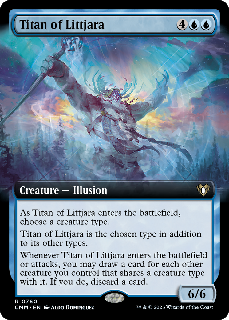 Titan of Littjara (Extended Art) [Commander Masters] | Tables and Towers