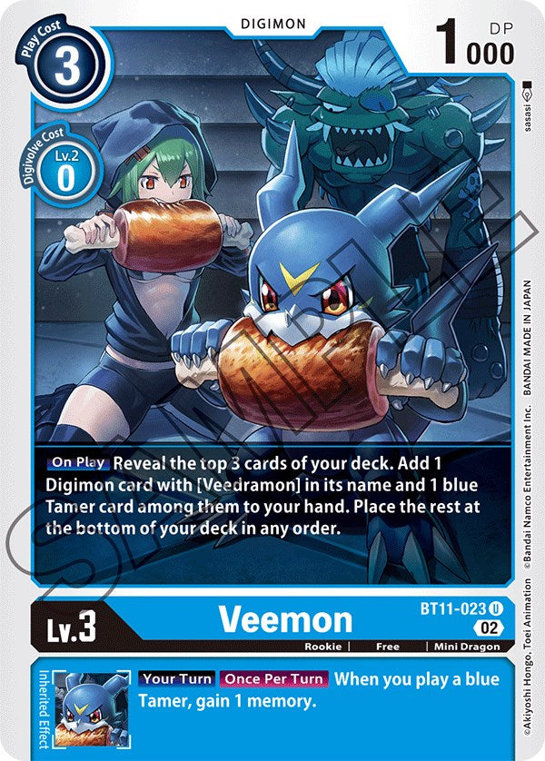 Veemon [BT11-023] [Dimensional Phase] | Tables and Towers