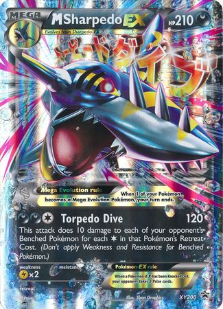 M Sharpedo EX (XY200) (Jumbo Card) [XY: Black Star Promos] | Tables and Towers