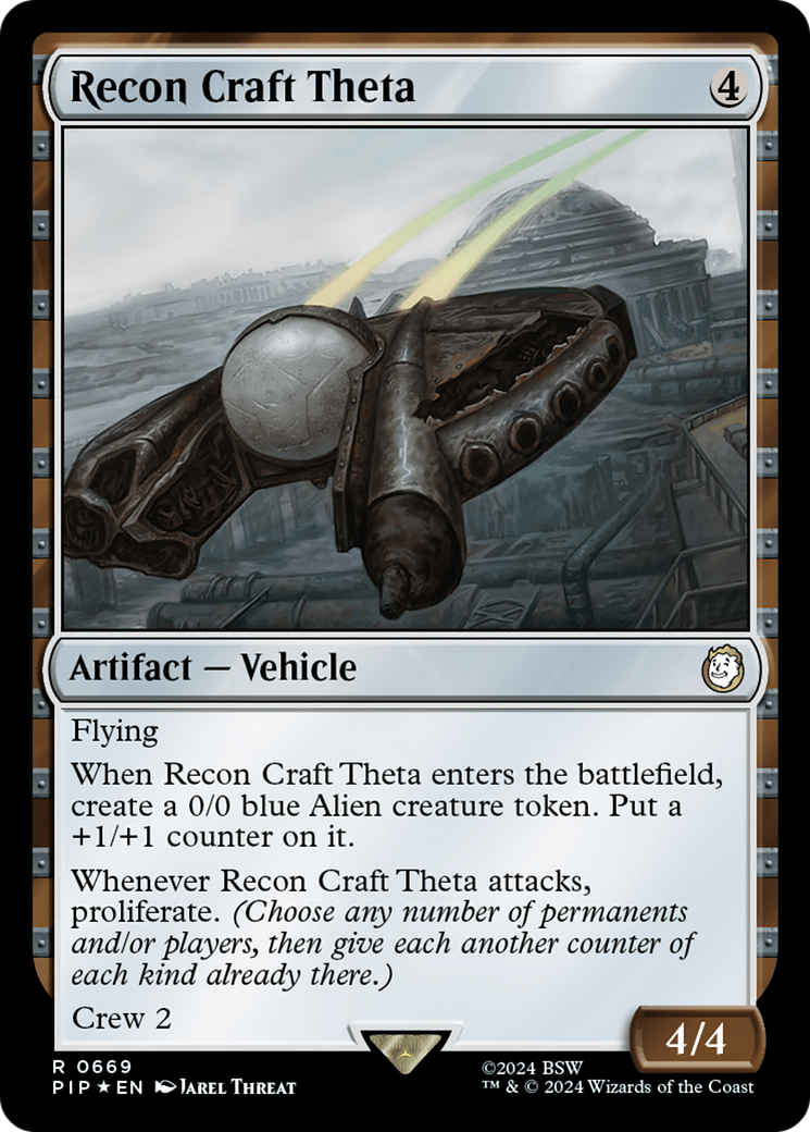 Recon Craft Theta (Surge Foil) [Fallout] | Tables and Towers