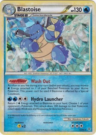 Blastoise (13/95) (Cracked Ice Holo) [HeartGold & SoulSilver: Unleashed] | Tables and Towers