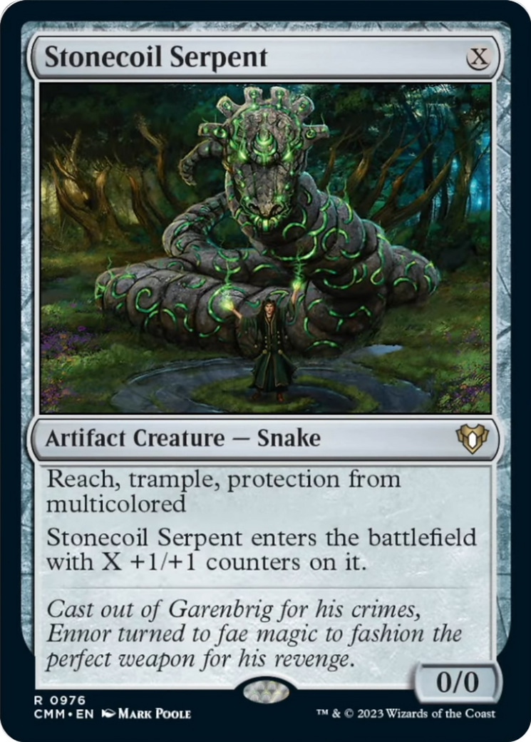 Stonecoil Serpent [Commander Masters] | Tables and Towers