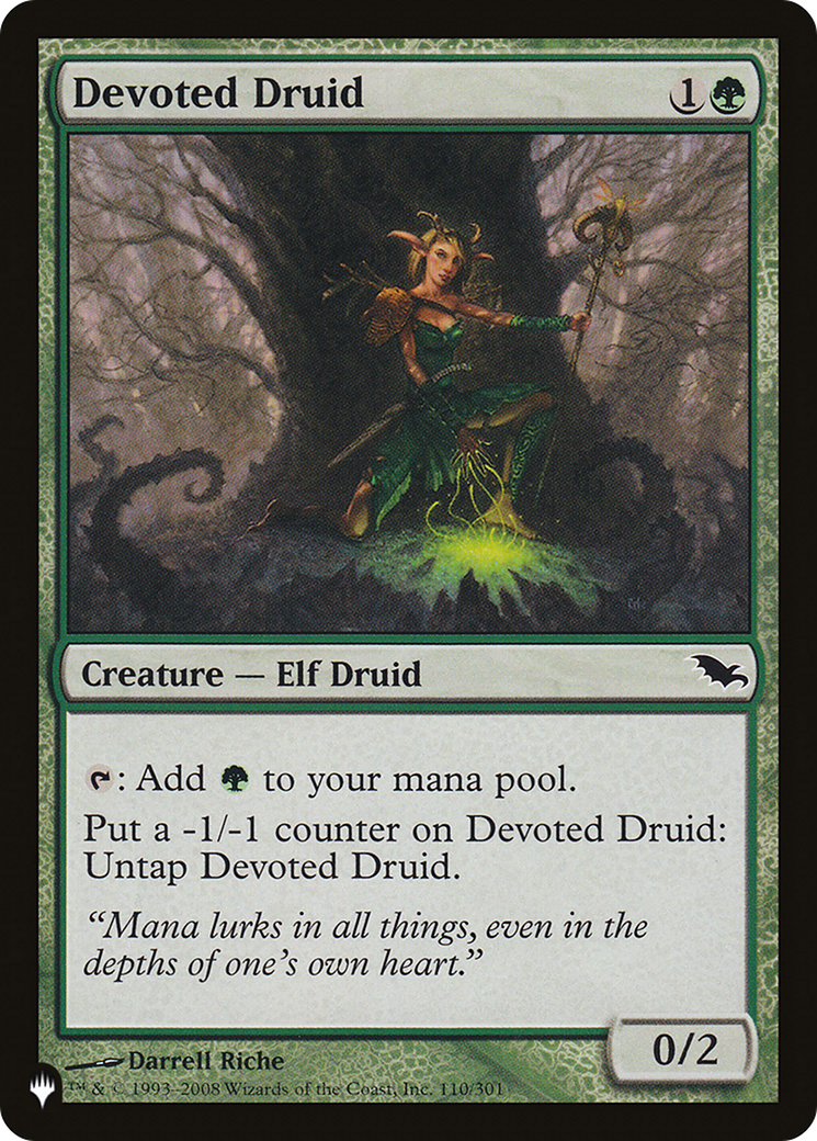 Devoted Druid (SHM) [The List Reprints] | Tables and Towers