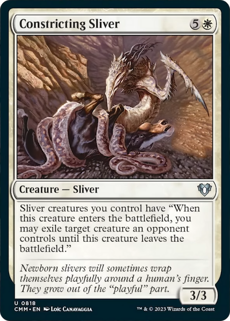 Constricting Sliver [Commander Masters] | Tables and Towers