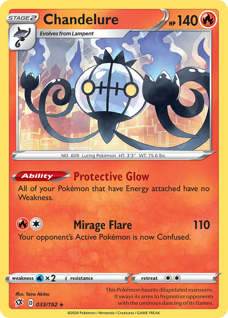 Chandelure (033/192) [Sword & Shield: Rebel Clash] | Tables and Towers