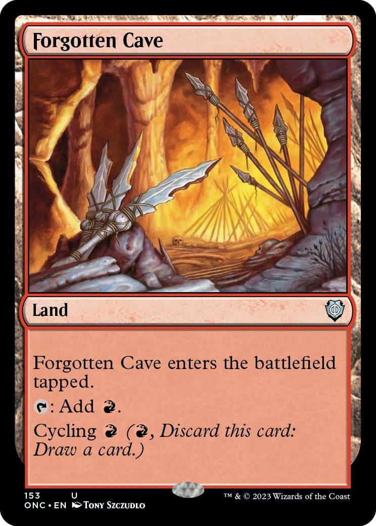 Forgotten Cave [Phyrexia: All Will Be One Commander] | Tables and Towers