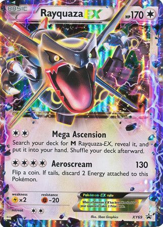 Rayquaza EX (XY69) (Jumbo Card) [XY: Black Star Promos] | Tables and Towers