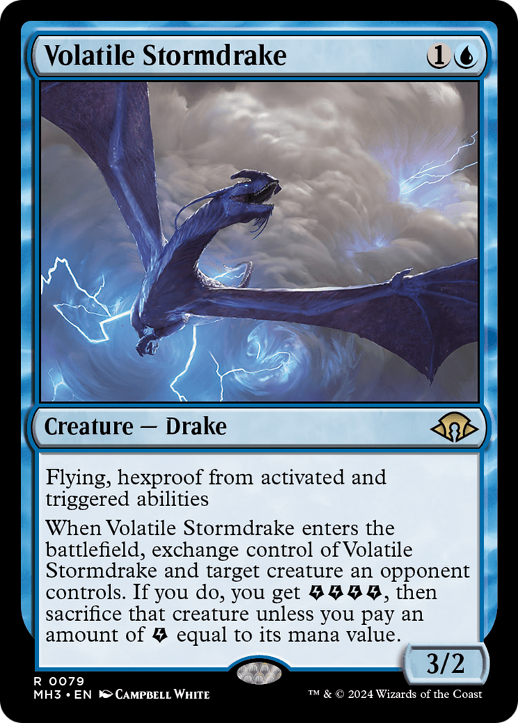 Volatile Stormdrake [Modern Horizons 3] | Tables and Towers