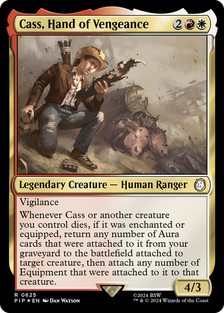 Cass, Hand of Vengeance (Surge Foil) [Fallout] | Tables and Towers