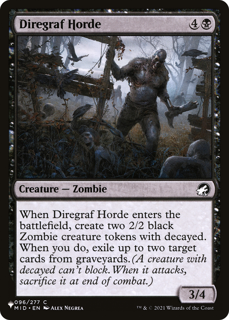 Diregraf Horde [The List Reprints] | Tables and Towers