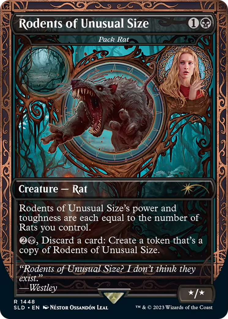 Rodents of Unusual Size - Pack Rat [Secret Lair Drop Series] | Tables and Towers