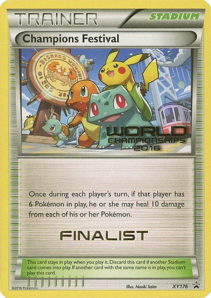 Champions Festival (XY176) (2016 Finalist) [XY: Black Star Promos] | Tables and Towers