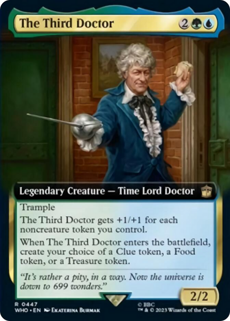 The Third Doctor (Extended Art) [Doctor Who] | Tables and Towers