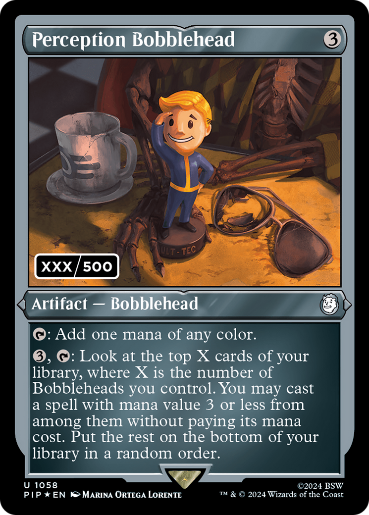 Perception Bobblehead (Serial Numbered) [Fallout] | Tables and Towers