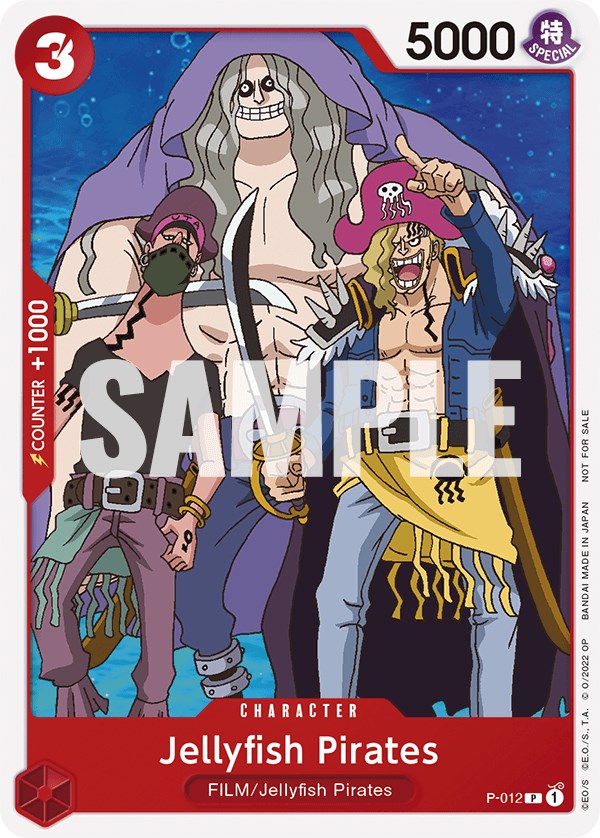 Jellyfish Pirates (One Piece Film Red) [One Piece Promotion Cards] | Tables and Towers