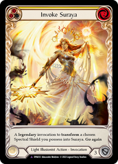 Invoke Suraya // Suraya, Archangel of Knowledge (Marvel) [DYN212] (Dynasty)  Cold Foil | Tables and Towers