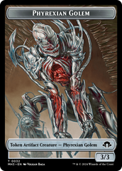 Servo // Phyrexian Golem Double-Sided Token [Modern Horizons 3 Tokens] | Tables and Towers