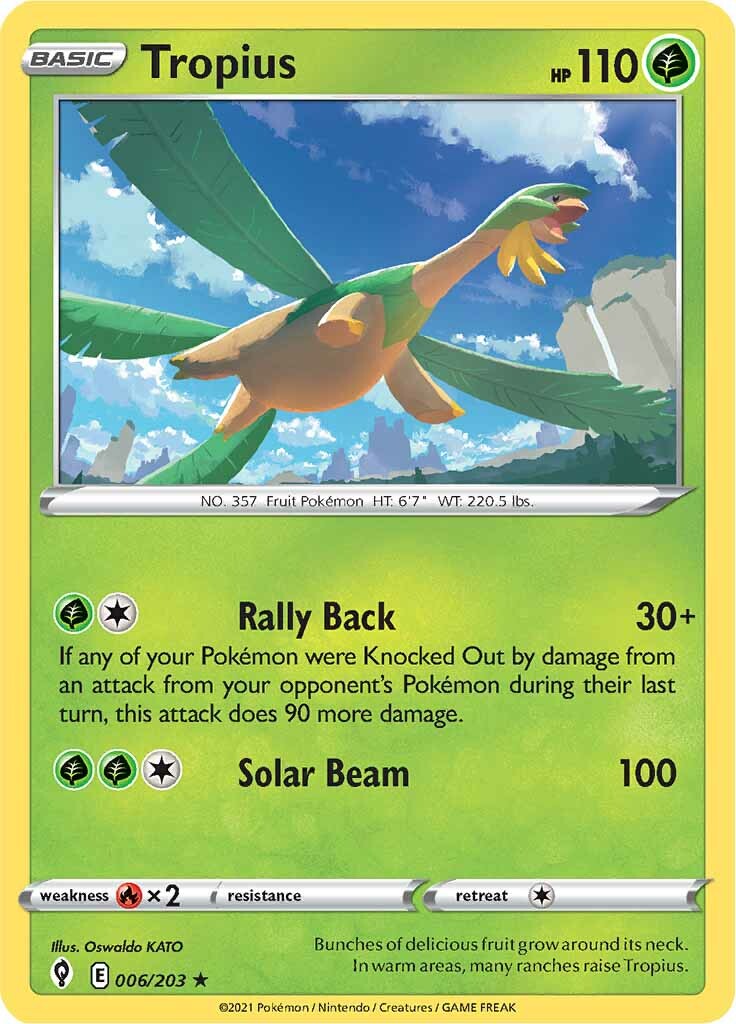 Tropius (006/203) [Sword & Shield: Evolving Skies] | Tables and Towers