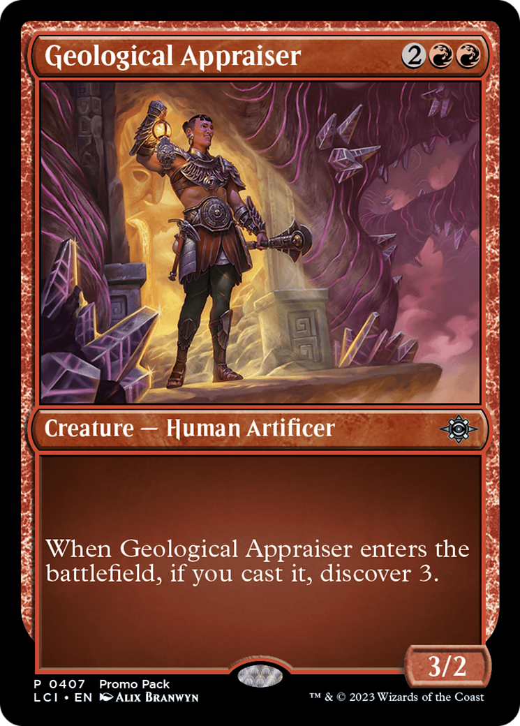 Geological Appraiser [The Lost Caverns of Ixalan Promos] | Tables and Towers