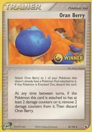 Oran Berry (85/109) (Winner) [EX: Ruby & Sapphire] | Tables and Towers