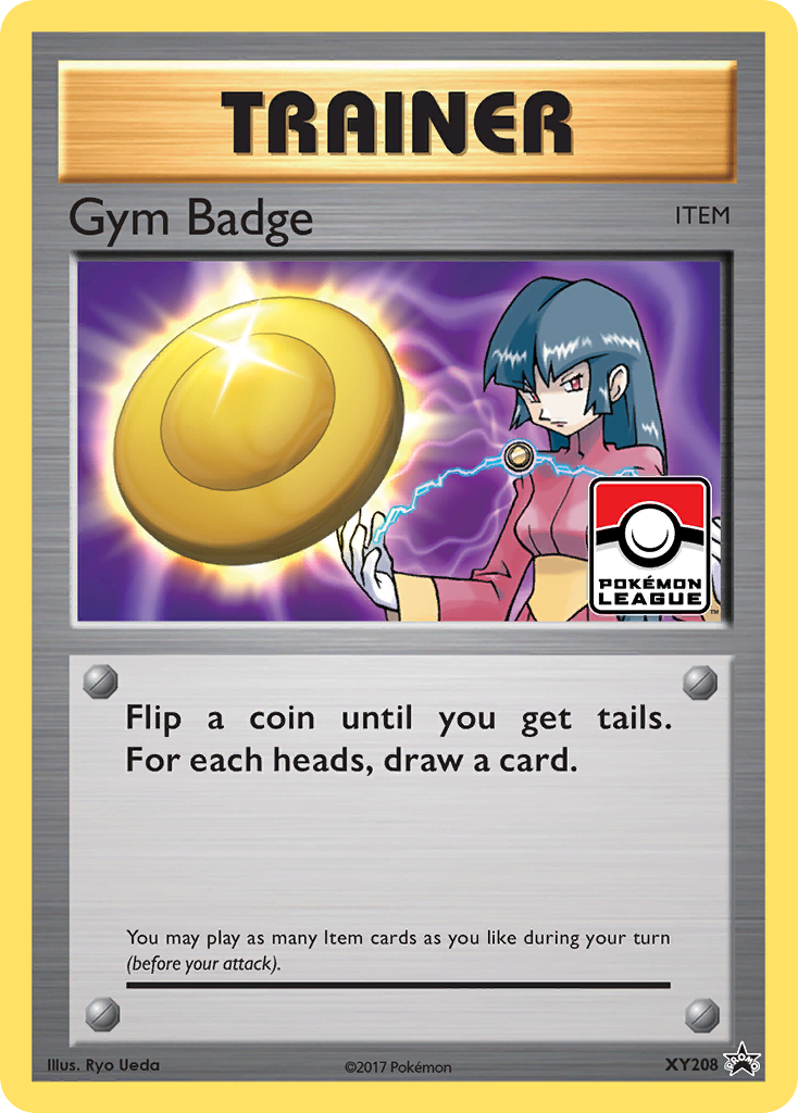 Gym Badge (XY208) (Sabrina) [XY: Black Star Promos] | Tables and Towers