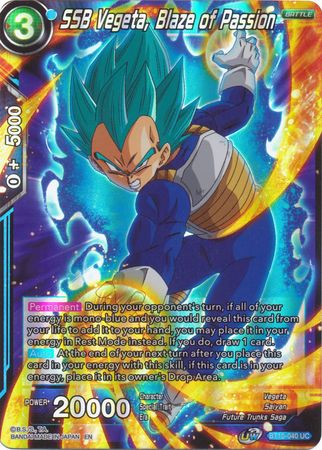 SSB Vegeta, Blaze of Passion (BT10-040) [Rise of the Unison Warrior 2nd Edition] | Tables and Towers