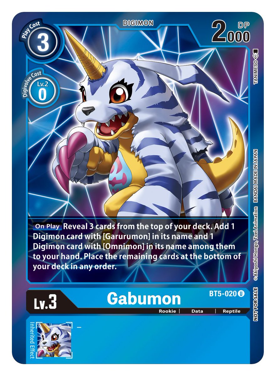 Gabumon [BT5-020] (Event Pack 2) [Battle of Omni] | Tables and Towers