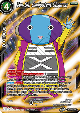 Zen-Oh, Omnipotent Observer (Unison Warrior Series Boost Tournament Pack Vol. 7) (P-373) [Tournament Promotion Cards] | Tables and Towers