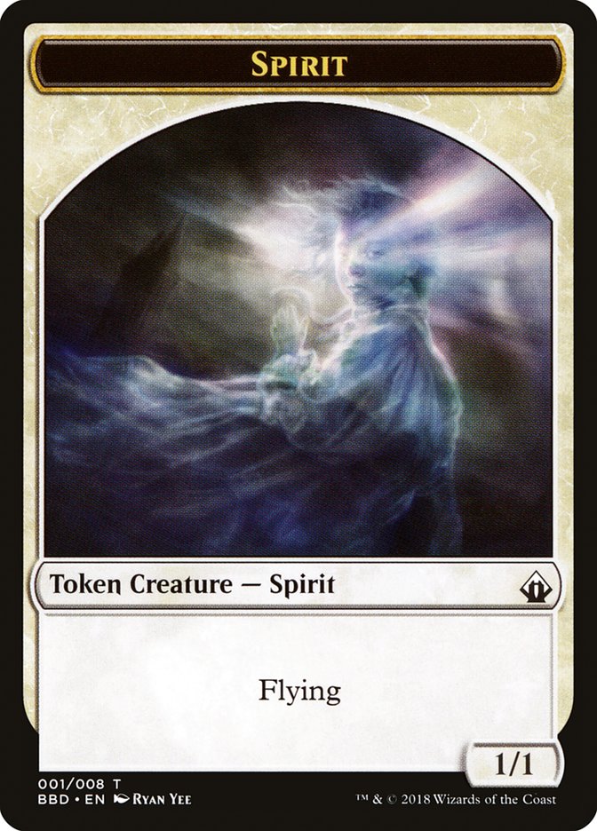 Spirit Token [Battlebond Tokens] | Tables and Towers