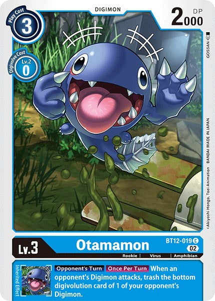 Otamamon [BT12-019] [Across Time] | Tables and Towers