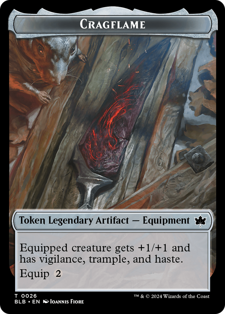 Cragflame Token [Bloomburrow Tokens] | Tables and Towers