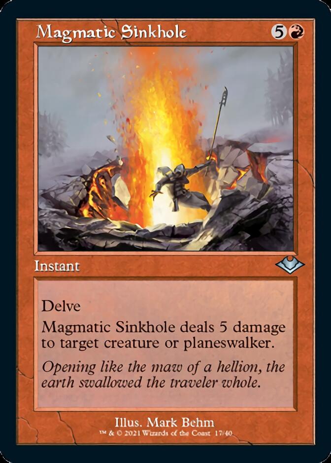 Magmatic Sinkhole (Retro) [Modern Horizons] | Tables and Towers
