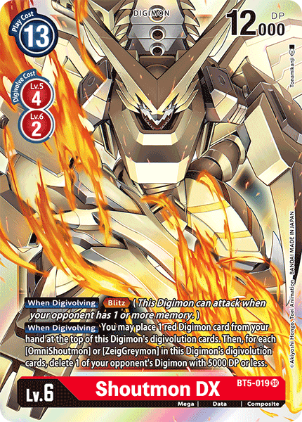 Shoutmon DX [BT5-019] [Battle of Omni] | Tables and Towers