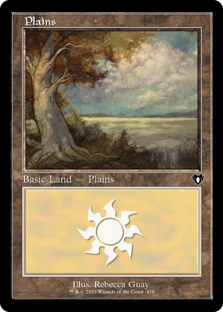 Plains (438) (Retro) [Commander Masters] | Tables and Towers