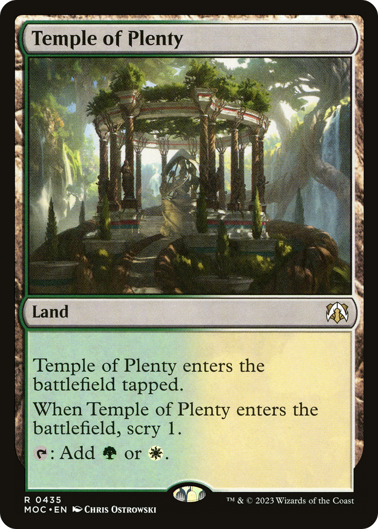 Temple of Plenty [March of the Machine Commander] | Tables and Towers