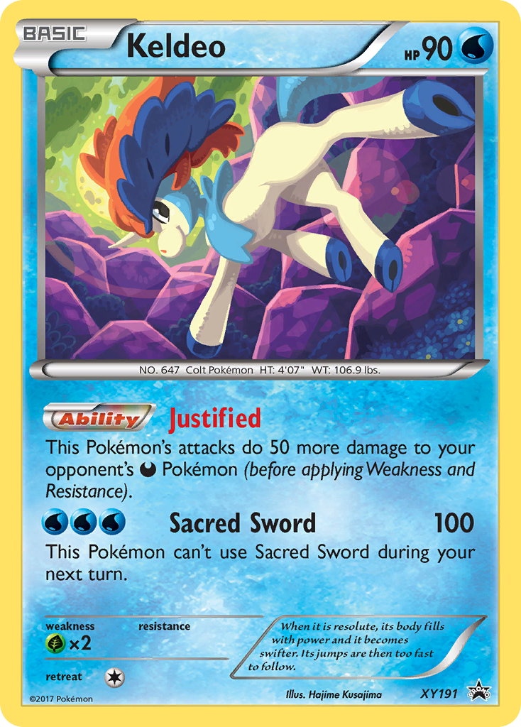 Keldeo (XY191) [XY: Black Star Promos] | Tables and Towers