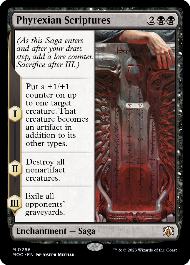 Phyrexian Scriptures [March of the Machine Commander] | Tables and Towers