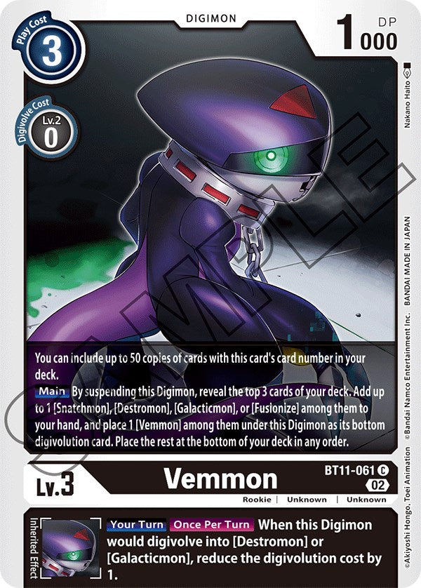 Vemmon [BT11-061] [Dimensional Phase] | Tables and Towers