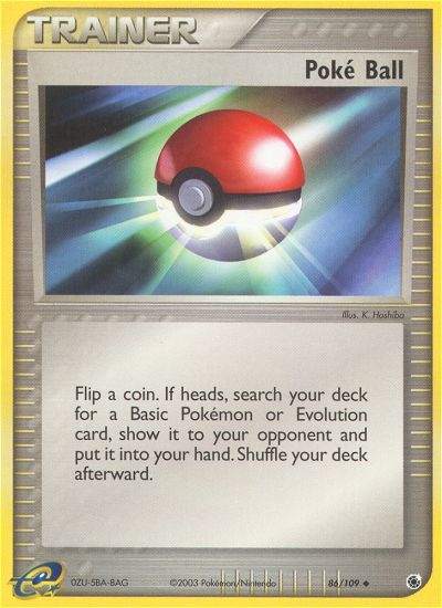 Poke Ball (86/109) [EX: Ruby & Sapphire] | Tables and Towers