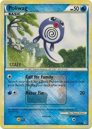 Poliwag (58/95) (League Promo Staff) [HeartGold & SoulSilver: Unleashed] | Tables and Towers