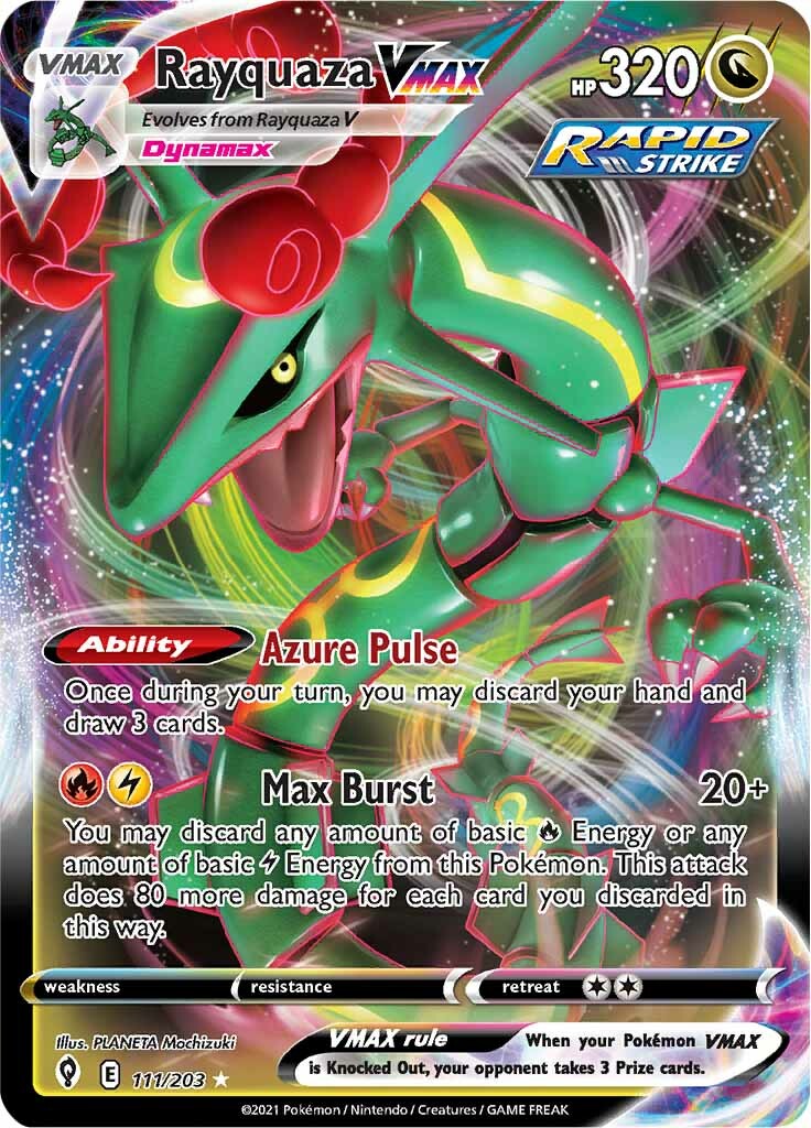 Rayquaza VMAX (111/203) [Sword & Shield: Evolving Skies] | Tables and Towers