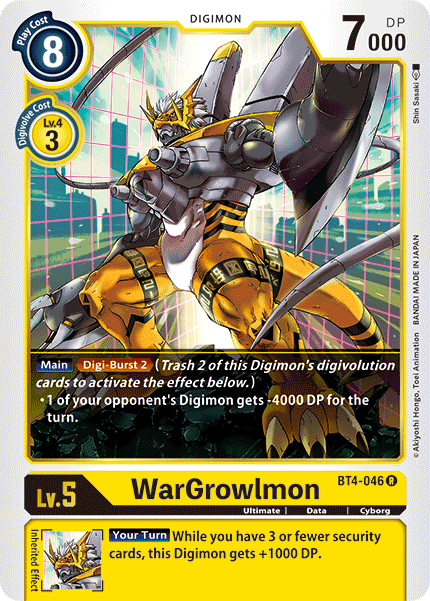 WarGrowlmon [BT4-046] [Great Legend] | Tables and Towers