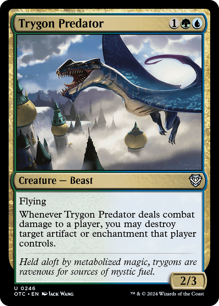 Trygon Predator [Outlaws of Thunder Junction Commander] | Tables and Towers