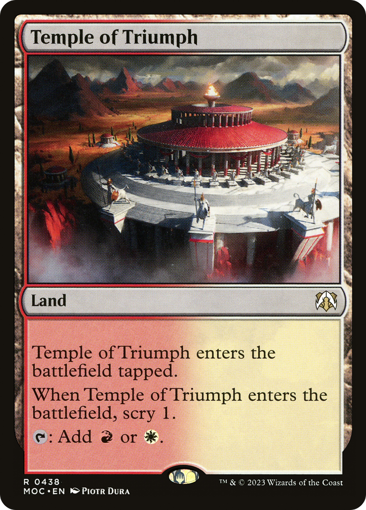 Temple of Triumph [March of the Machine Commander] | Tables and Towers