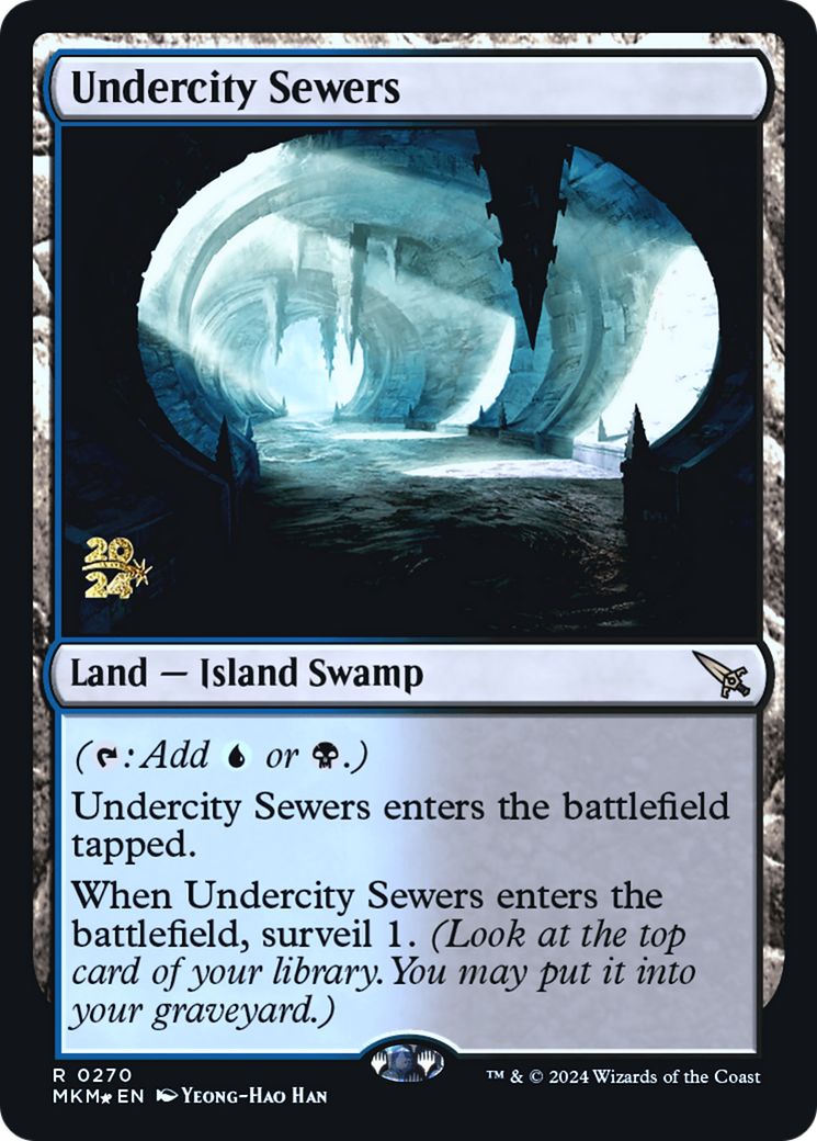 Undercity Sewers [Murders at Karlov Manor Prerelease Promos] | Tables and Towers