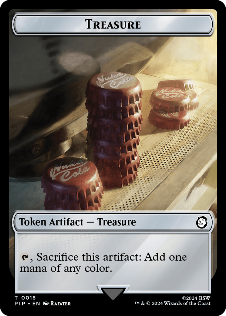 Junk // Treasure Double-Sided Token [Fallout Tokens] | Tables and Towers