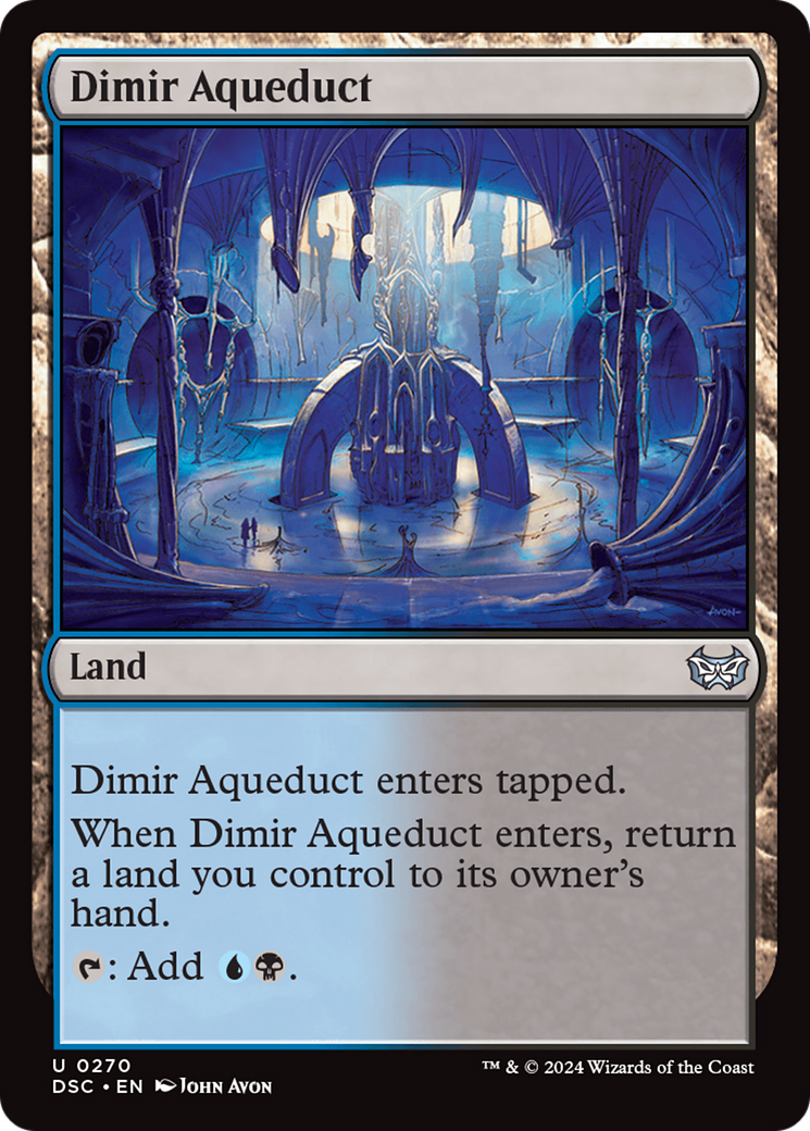 Dimir Aqueduct [Duskmourn: House of Horror Commander] | Tables and Towers