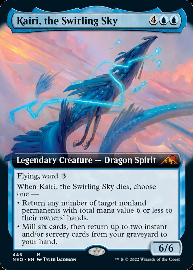 Kairi, the Swirling Sky (Extended Art) [Kamigawa: Neon Dynasty] | Tables and Towers