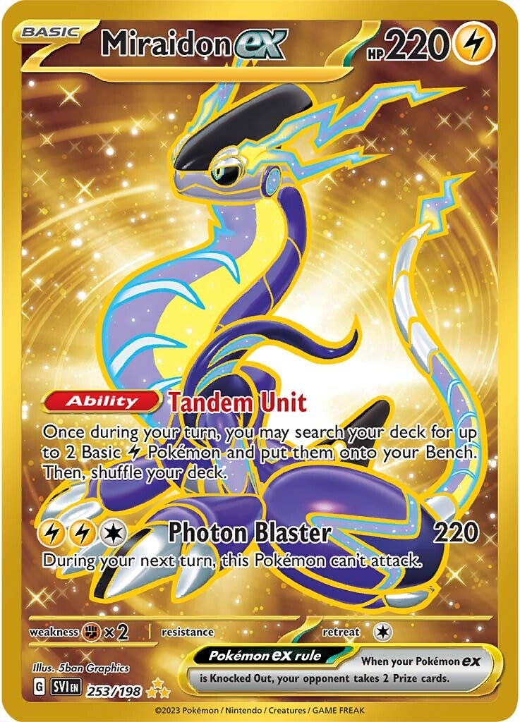 Miraidon ex (253/198) [Scarlet & Violet: Base Set] | Tables and Towers